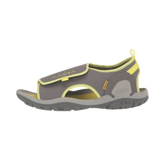 KEEN Unisex-Child Knotch River Open Toe Sandals 4Youth Grey Green - Picture 5 of 5